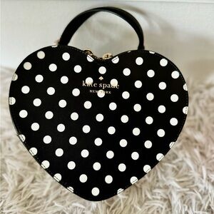 Kate Spade Love Shack Polka Dots Heart Bag